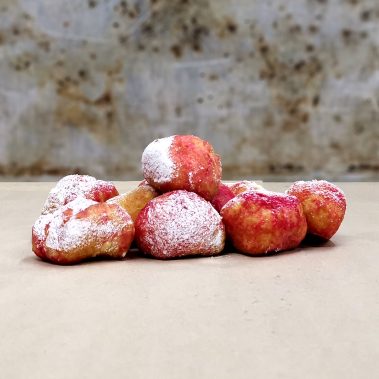 Castagnole fritte ripiene alla crema allo zabaione